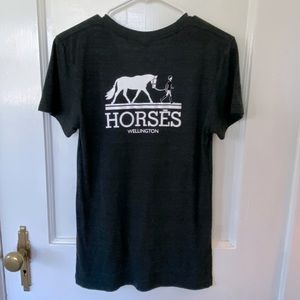 SHL Wellington “Horses” tee equestrian Hermès joke tee